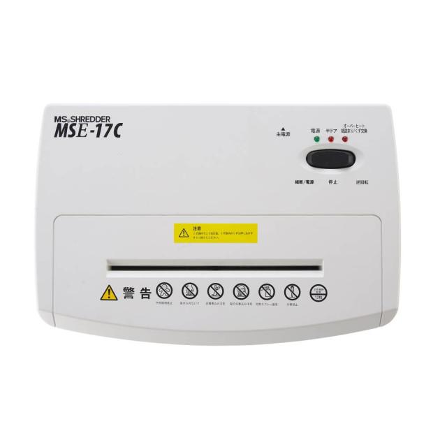 明光商会　MSシュレッダー　A4サイズ対応　最大細断枚数17枚　細断サイズ4.0×40.0mm　MSE-17C