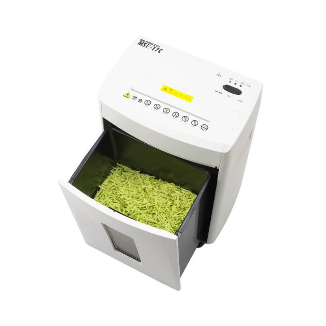 明光商会　MSシュレッダー　A4サイズ対応　最大細断枚数17枚　細断サイズ4.0×40.0mm　MSE-17C
