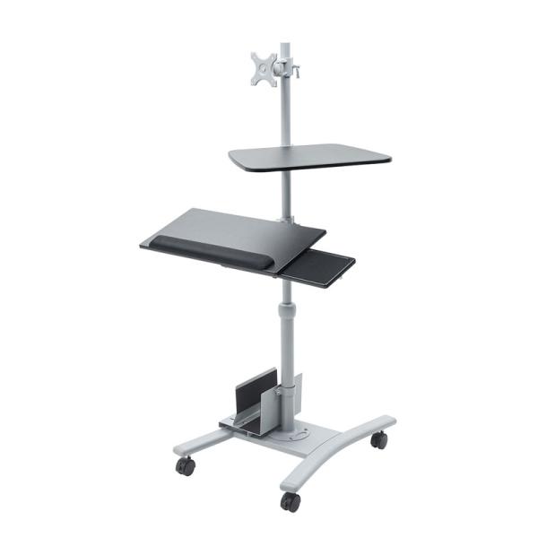 サンワサプライ キーボード台・CPUスタンド付き17型〜24型液晶モニタスタンド CR-LAST3の通販は