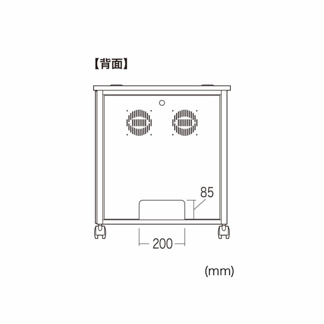 サンワサプライ　19インチマウントボックス(12U 奥行850mm)　CP-503の通販は
