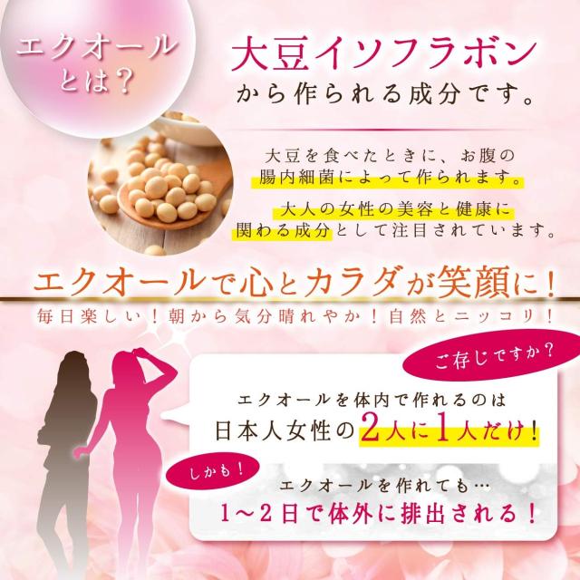 エクオールプラスPREMIUM 90粒 30日分【正規販売店】女性