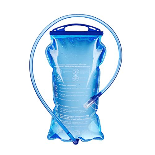 Azarxis ハイドレーション 1.5L 2L 3L アウトドア 給水袋 ハイドレーションパック ボトル 全開口式 チューブ 水分補給 ウォー