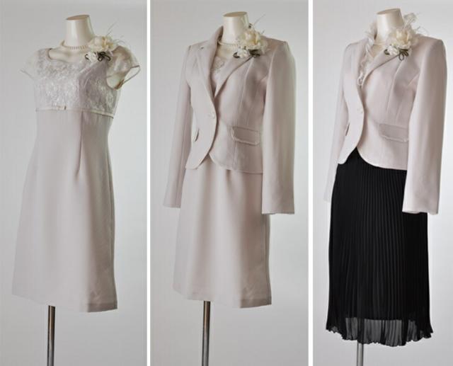 7号/9号 レディース ワンピース＆スカート3点セットアンサンブルスーツ