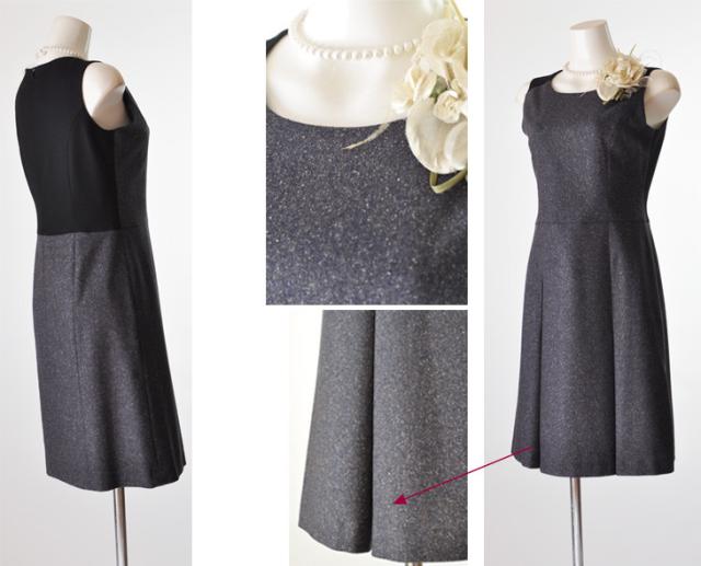 売り尽くし】ワンピーススーツ ノーカラージャケット セットアップ