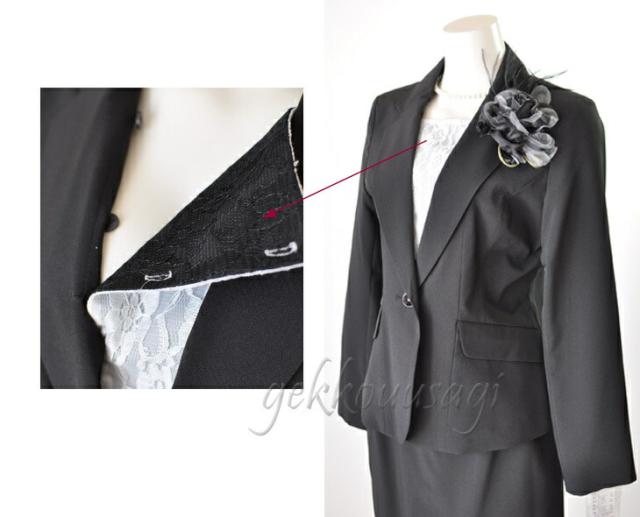 レディース 4点セットスーツ ワンピーススーツ 7号-13号 小さい 大きい