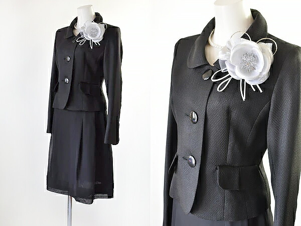 【残り僅か】レディース スカートスーツ フォーマル   9号-13号 織り生地ジャケット ティアード裾シフォンスカート かわいい ママスーツ 七五三 発表会 入園式 入学式 卒業式 お宮参り 白 黒 ピンク (sbl7)21392 残り僅か】レディース スカートスーツ フォーマル 9号-13号 織り生地