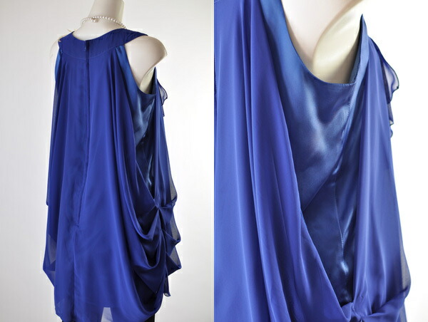 セレモニー ドレス パーティー パンツ ドレス 9号 トールサイズ 胸元