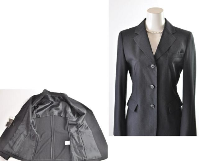 7号 レディース ビジネススーツ スカートスーツ タキヒヨー 日本製生地