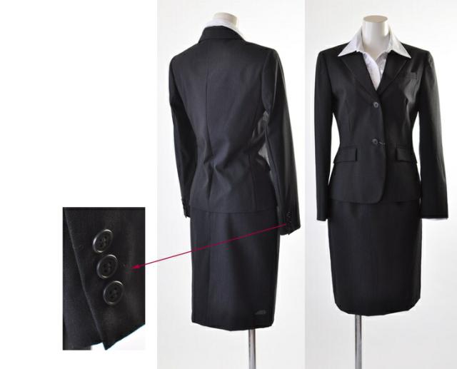 小さいサイズ 7号 タキヒヨー 日本製生地 薄手ウールスーツ