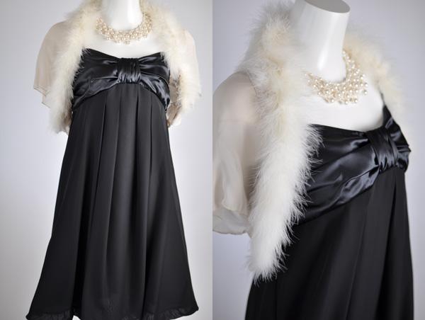 セレモニー ワンピース パーティー ドレス ショール ボレロ ストール