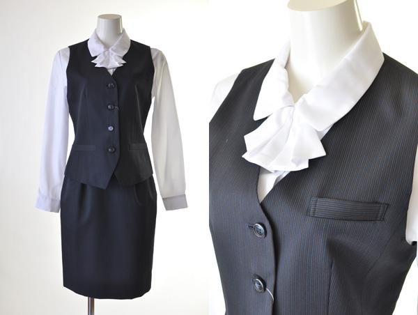 レディース 事務服 オフィス ビジネス 会社 企業 制服 ベストスーツ おしゃれ 5号-21号 スカート 日本製 仕事着 企業服 【AMZ】A270-6&370-17/B270-17&370-6/C268&368-6/D157&357-6/E260&360-2/F260&360-4/G216&316-1/H212-6&312-5(BL3F)