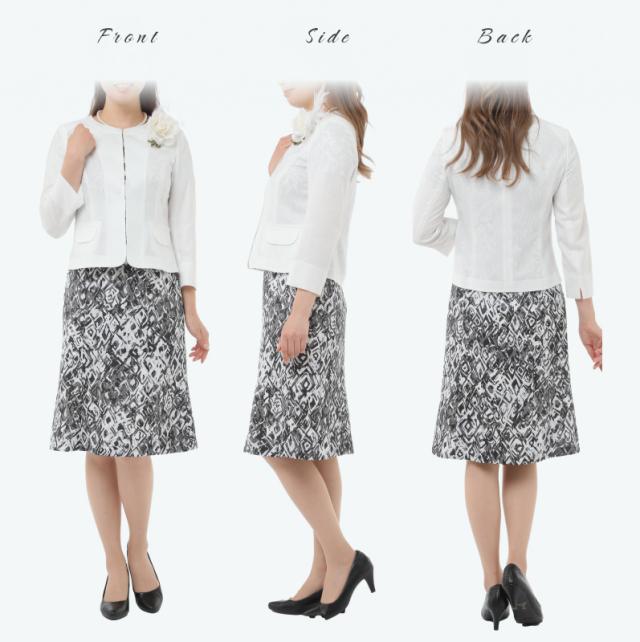 【メーカー定価60％OFF】 レディース フォーマル セレモニー スーツ 夏 セットアップ 3点 4点セット 涼しい 七分袖 ジャケット シャリ感 9号 11号 13号 15号 結婚式 顔合わせ お宮参り 七五三 食事会 通勤 お洒落 着やせ ミセス ママ 母 母親 祖母 服装 サマー スーツ_14