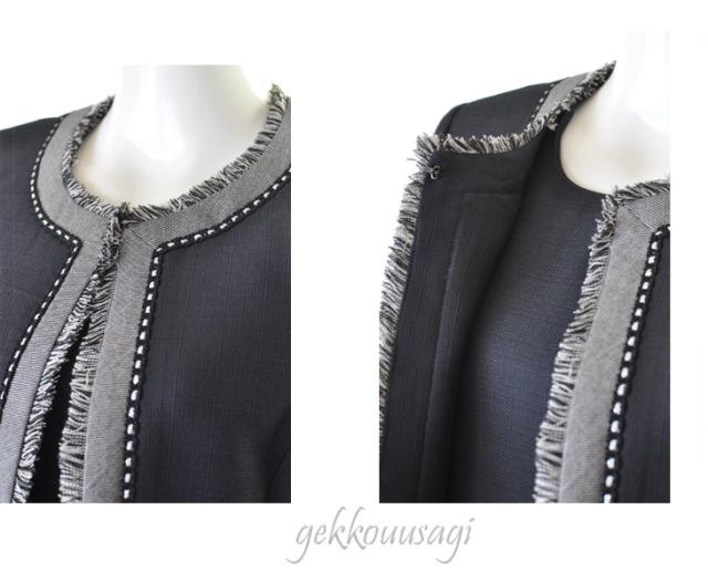 9号 11号 13号 清楚なモノトーン ワンピーススーツ 卒業式 入学式 結婚