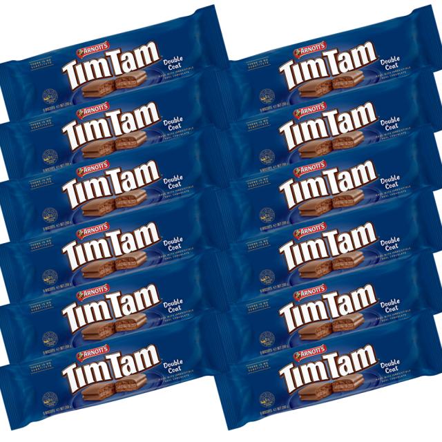 ティムタム ダブルコート２００ｇ １２個セット 送料無料 ビスケット チョコ オーストラリア