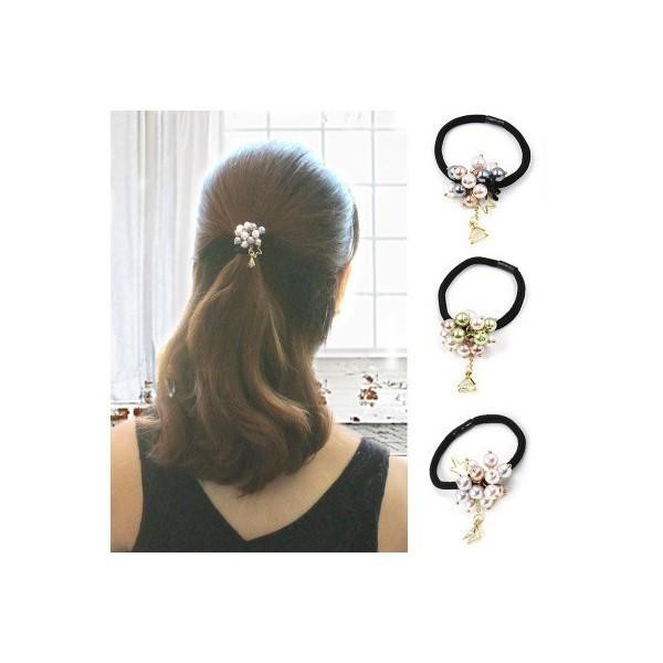 パール ヘアゴム シンプル ヘア アクセサリー ヘアアクセ 上品