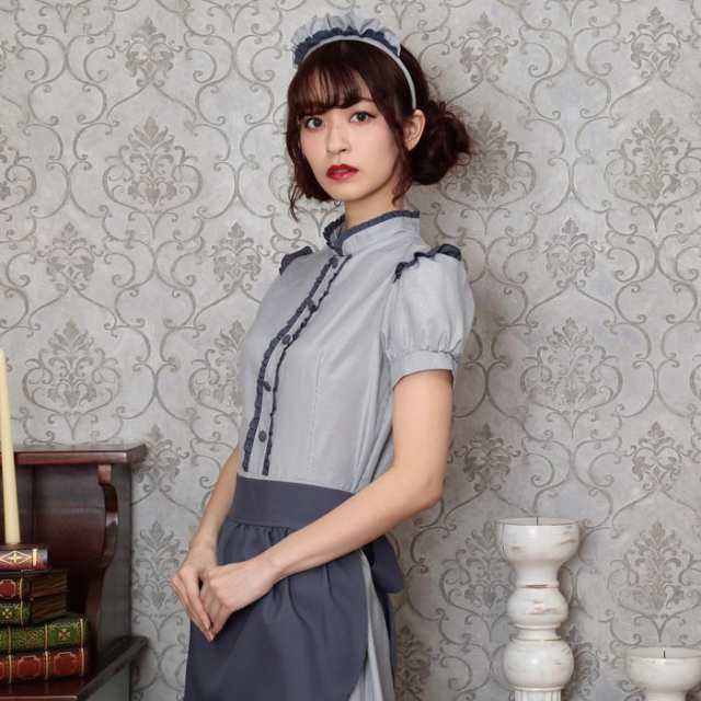 送料無料 クラシック ロング メイド ロングドレス ロング丈 メイド服 ...