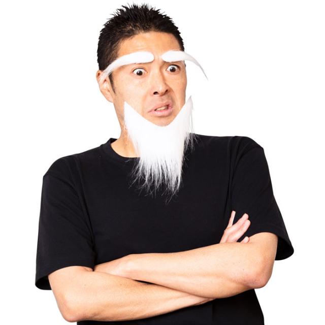 品質保証 宴会の達人 科学者の眉毛とひげ 白 Materialworldblog Com