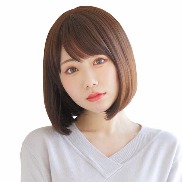 Wiggy Rich シフォン ボブ ショコラ ブラウン ヘア 茶髪 茶色 ウィッグ ウイッグ アニメ キャラクター Wig かつら カツラ ファッション の通販はau Pay マーケット キラキラ アイランド