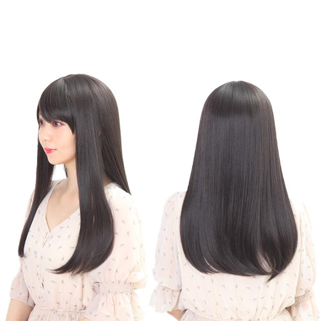 Wiggy Rich ストレート ロング ブラウニー ブラック 黒髪 黒色 ヘア ウィッグ ウイッグ アニメ キャラクター かつら カツラ ファッションの通販はau Pay マーケット キラキラ アイランド