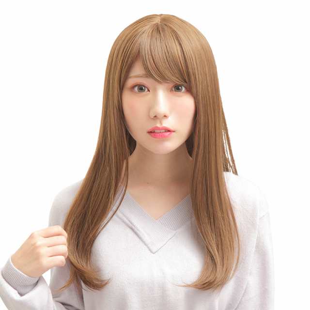 Wiggy Rich ストレート ロング マロン ブラウン 茶髪 茶色 ヘア ウィッグ ウイッグ アニメ キャラクター かつら カツラ ファッション つの通販はau Pay マーケット キラキラ アイランド