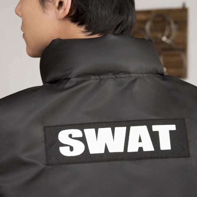 【70%OFF!】 ハロウィン コスプレ 婦人警官 特戦隊 大男 コスチューム 衣装 swat タクティカルベスト スワット レディース 学院祭 制服 フリーサイズ ベスト 警察 ハロウィン halloween 文化祭 特殊部隊 衣装 仮装 反テロ