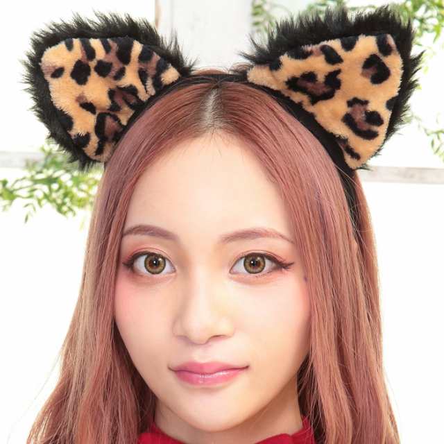 送料無料 プティレオパード ワンピース キャット 猫 ネコ ねこ 猫耳 耳 猫耳カチューシャ みみ レオパード 豹柄 ヒョウ柄 しっぽ 尻尾 リの通販はau Pay マーケット キラキラ アイランド