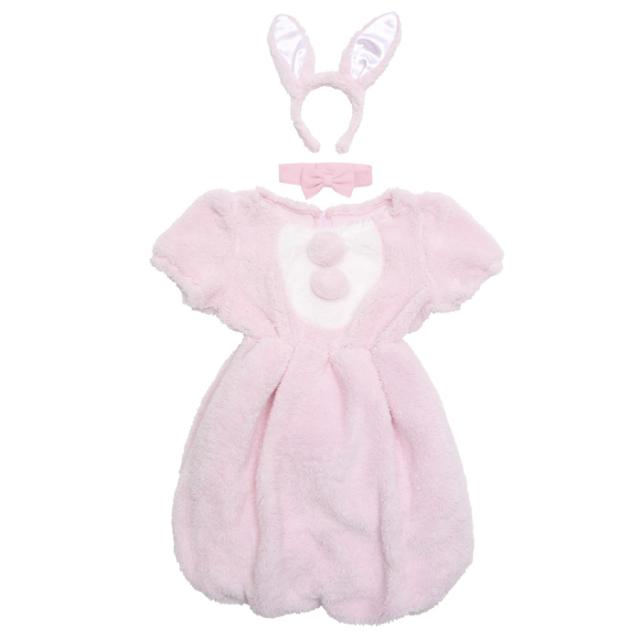 送料無料 ふわもこ アニマル ストロベリー ラビット ピンク うさ