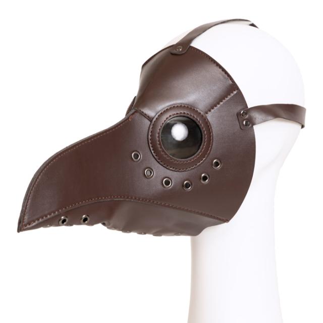 ペストマスク ブラウン 茶 フェイスマスク フルマスク ハーフ クロウ くちばし お面 仮面 かぶりもの 被り物 マスク ぺすとますく 医者 の通販はau Pay マーケット キラキラ アイランド