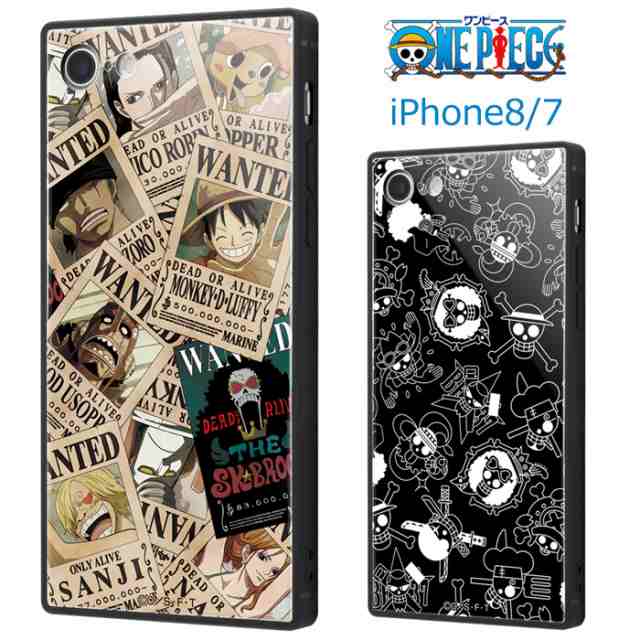 Iphone8 Iphone7 ワンピース ガラス スクエア ケース 耐衝撃 キャラクター ハードケース スマホケース ルフィ ナミ サンジ アイフォンの通販はau Pay マーケット キラキラ アイランド