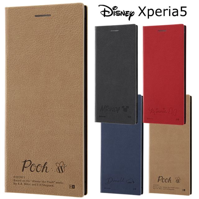 Xperia5 ディズニー キャラクター Puレザー 手帳型 ケース カバー 手帳型ケース 手帳ケース フリップ カード収納 シンプル ミッキー ミニの通販はau Pay マーケット キラキラ アイランド