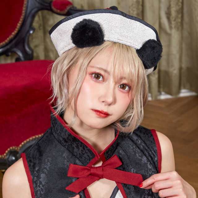 送料無料 ニーハオパンダキョンシー パンダ 動物 ブラック キョンシー お化け チャイナ チャイナドレス 中国 ワンピース お札 かわいい  の通販はau PAY マーケット - キラキラアイランド | au PAY マーケット－通販サイト