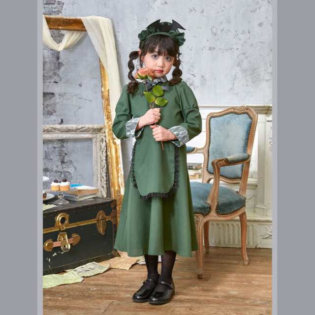 楽天市場】洋館メイド グリーン メイド服 カチューシャー