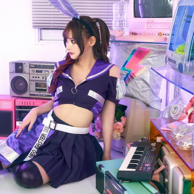 送料無料 ネオバニー サイバーセーラー チロル ネイビー