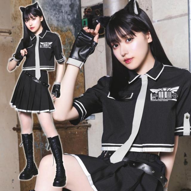 猫耳コスチューム セクシー 黒 S（セクシーコスプレ 猫の人気