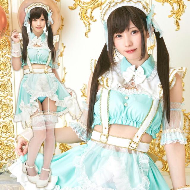 【クリアストーン】水色 えなこコラボメイド服　セパレート Amazon.co.jp: クリアストーン(Clearstone) えなこコラボ