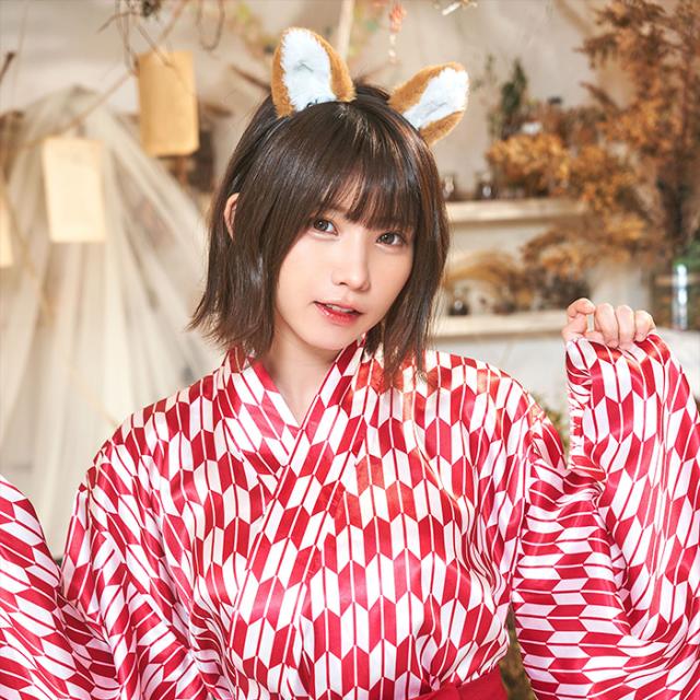 いぬ耳カチューシャ + しっぽ SET えなこ けもみみしっぽセット