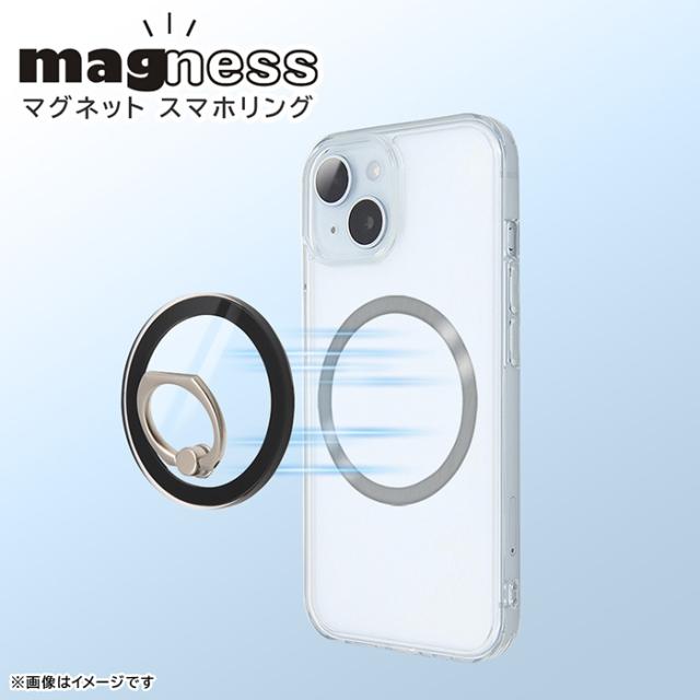マーベル magness スマホリング Magsafe対応 マグネット スタンド スマホ リング 落下防止 360° リングホルダー リングストラップ スマホホルダー ホールドリング ホルダー 磁石 取り外し シンプル クリア スパイダーマン スターク・インダストリーズ スマホ in-ma03298 スマホリング