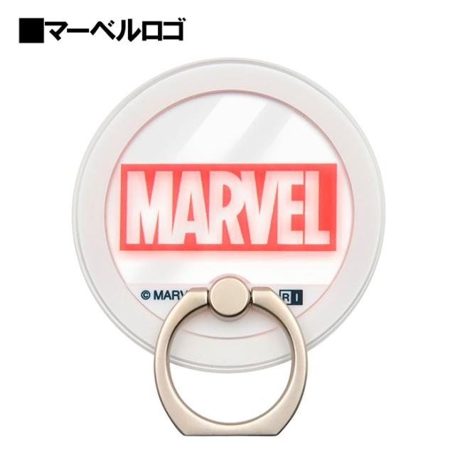 マーベル magness スマホリング Magsafe対応 マグネット スタンド スマホ リング 落下防止 360° リングホルダー リングストラップ スマホホルダー ホールドリング ホルダー 磁石 取り外し シンプル クリア スパイダーマン スターク・インダストリーズ スマホ in-ma03298 スマホリング