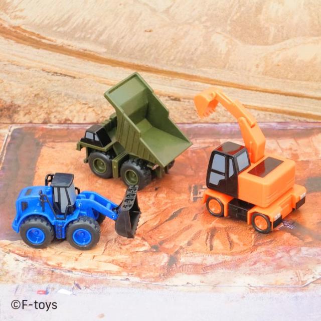 送料無料 F-toys パワフル建設隊 10個入 BOX ボックス エフトイズ 食玩 車 くるま ミニカー 乗り物 ダンプトラック ホイールショベル ホイールローダー 建設車両 可動 セット カーキ ブルー オレンジ コレクション おもちゃ 玩具 大人買い 箱買い まとめ買い ok-ja04324 食玩・オマケ