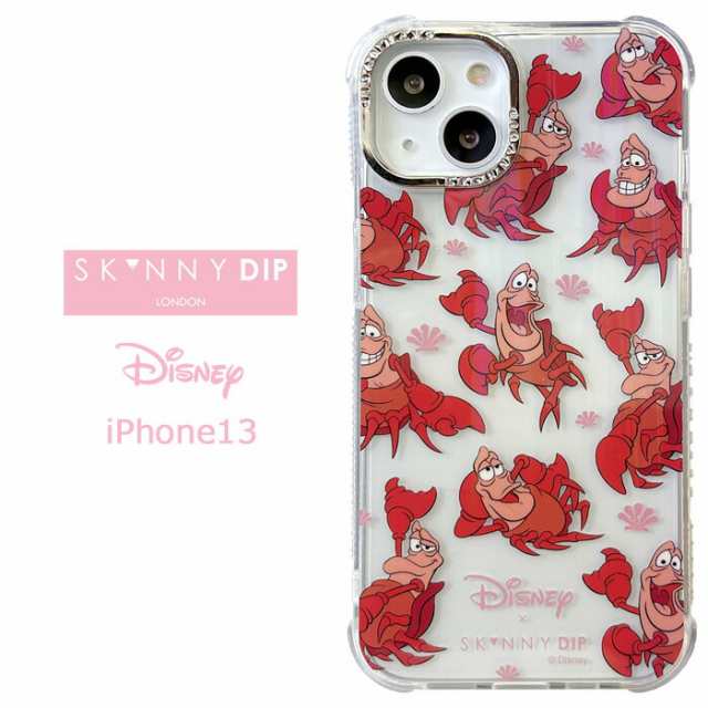 メール便 iPhone13 ディズニー リトルマーメイド セバスチャン x SKINNYDIP TPU クリア ケース カバー スキニーディップ ラメ  キラキラ の通販はau PAY マーケット - キラキラアイランド