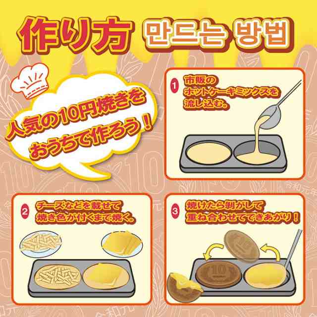 送料無料 10円焼きメーカー パンケーキメーカー 10円焼き パンケーキ パンケーキパン ワッフルメーカー ホットサンドメーカー プレート  の通販はau PAY マーケット キラキラアイランド au PAY マーケット－通販サイト