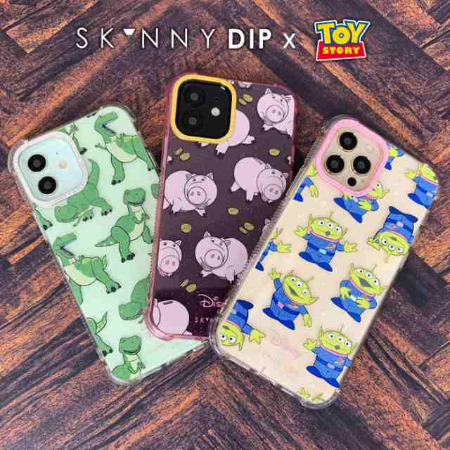 メール便 iPhone13 ディズニー トイストーリー レックス x SKINNYDIP