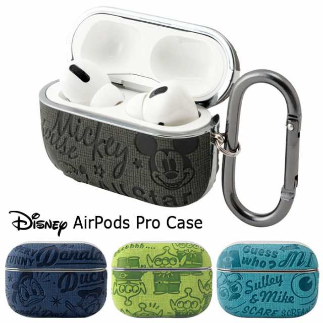 AirPods Pro ディズニー カラビナ付き エアーポッズ プロ ケース カバー ソフトケース ソフト PUレザー ハード かわいい ミッキー  ドナルの通販はau PAY マーケット - キラキラアイランド