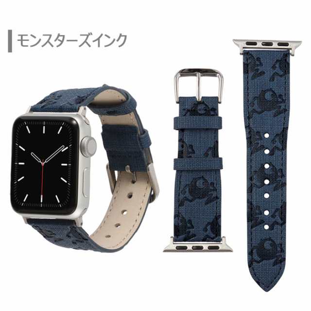 apple watch ディズニー キャラクター バンド ベルト 本革 レザー 40