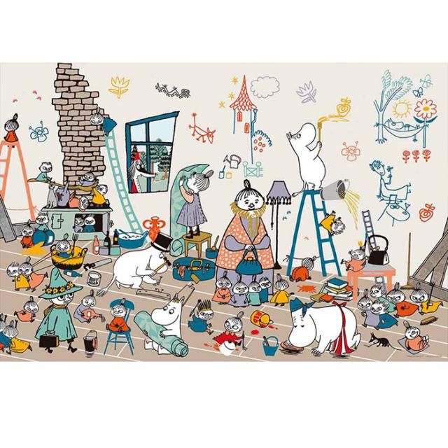 家をたてよう ジグソーパズル 1000ピース ジグソー パズル Puzzle キャラクター 絵本 童話 ムーミン ミイ リトルミイ スナフキン ミムラ の通販はau Pay マーケット キラキラアイランド
