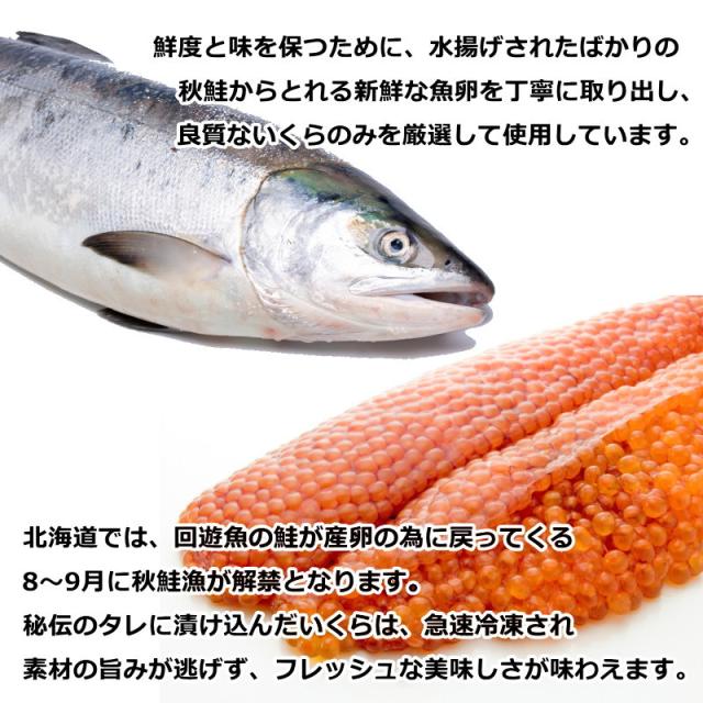 いくら 醤油漬け 500g 鮭卵 北海道産 イクラ 醤油 鮭 寿司 海鮮丼 ギフト・いくら醤油500g【鮭子】・_3