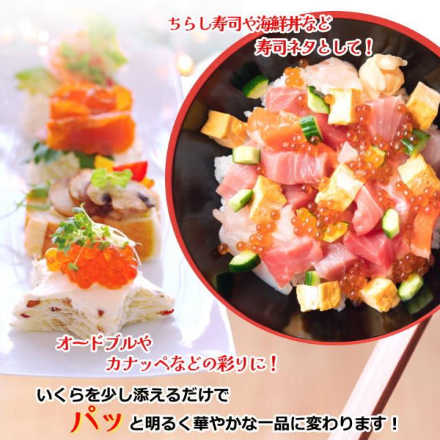 いくら 醤油漬け 500g 鮭卵 北海道産 イクラ 醤油 鮭 寿司 海鮮丼 ギフト・いくら醤油500g【鮭子】・_10