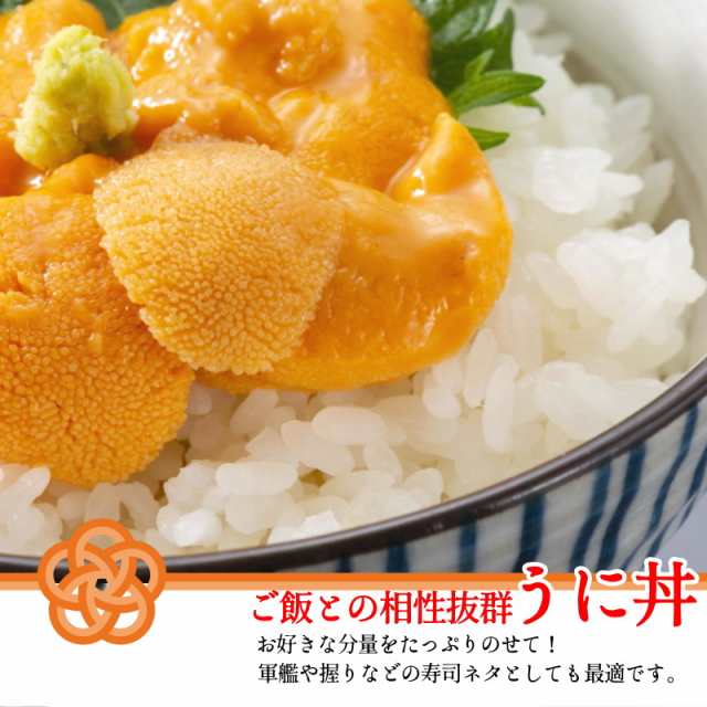 国産うに ギフト 岩手産 生うに 100g×２パックセット 冷凍 ブランチウニ 国産 雲丹 うに ウニ 寿司  ネタ・国産ウニ【２P】gift・の通販はau PAY マーケット - シーフードマックス | au PAY マーケット－通販サイト