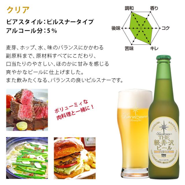 ビール ギフト クラフトビール 飲み比べ 詰め合せ セット お返し 内祝い 出産内祝い 贈答品 THE軽井沢ビール 地ビール お祝い 高級 特選瓶セット 「錦」 330ml瓶×20本 T-BC_12