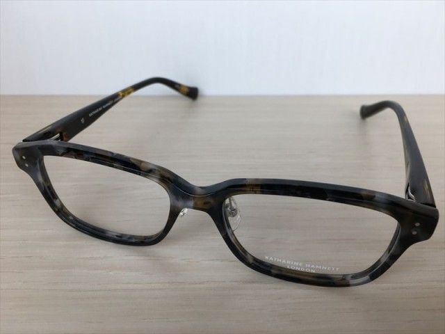 KATHARINE HAMNETT LONDON（キャサリンハムネットロンドン） KH9187/4（ブラウングレー系） メガネフレーム 54サイズ 新品